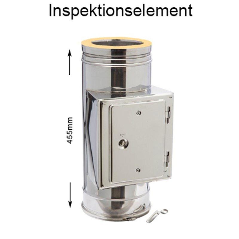 DW Complete Putztranschluss eckig 180mm unter Schornsteine|Edelstahl Schornsteine|DW-Complete|DW-Complete DN 180mm