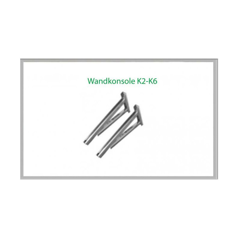 Wandkonsole K2 600mm fr Schornsteinsets 130mm DW6